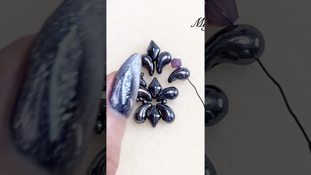 🪡tutorial #beadedearrings #beadedjewelry #beads #beadstitch #diy #beadsmaking #beadingtutorial #diy