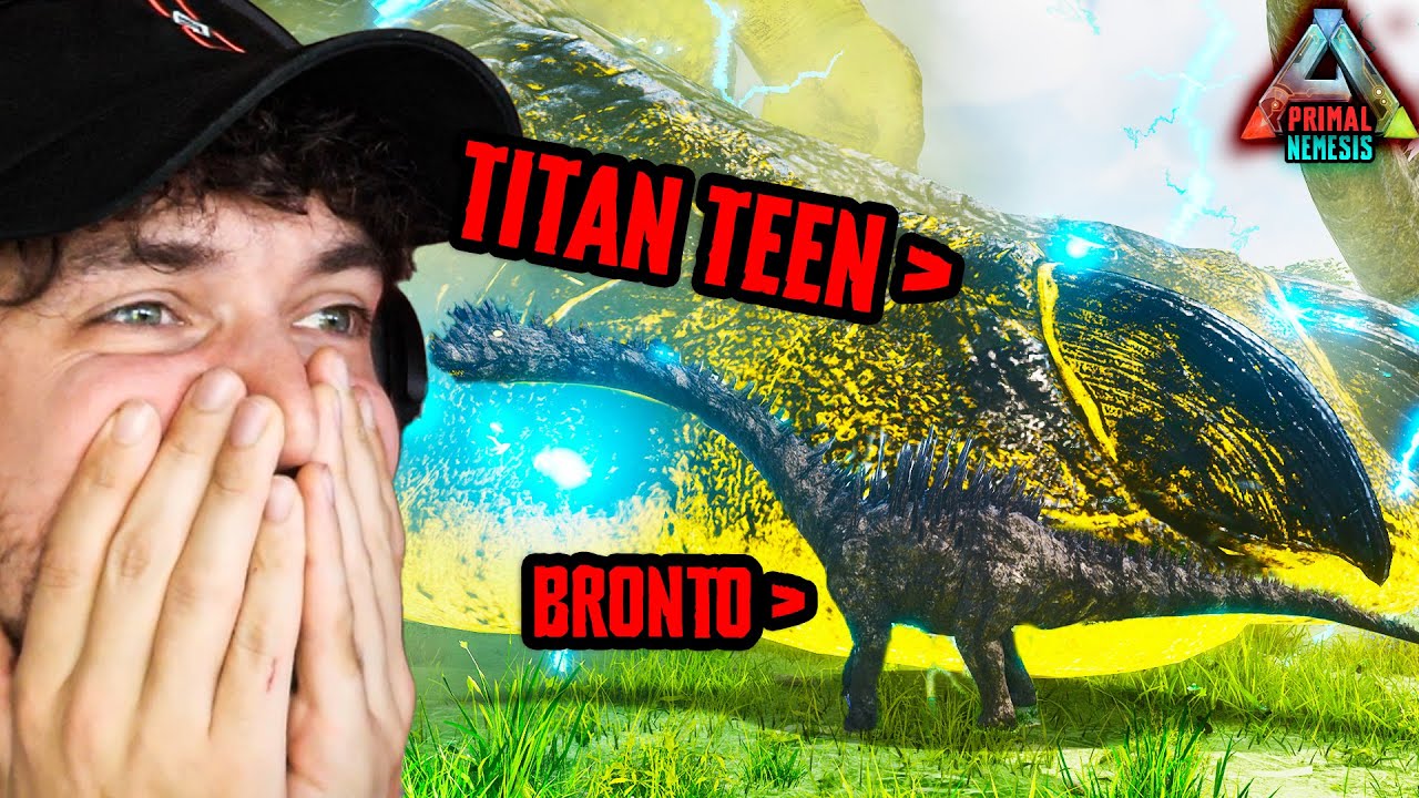 DEZE STORM TITAN IS OPRECHT GIGANTISCH..😩 (ARK Primal Nemesis)