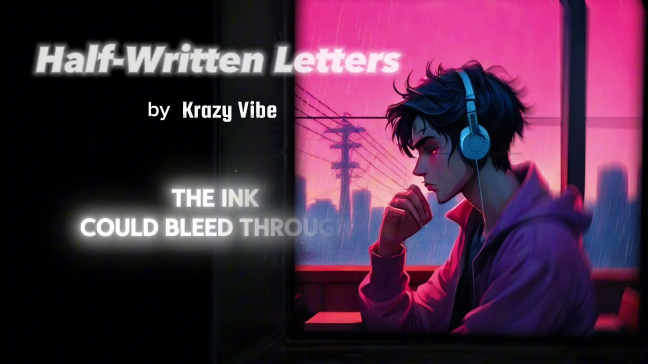 Half-Written Letters  &ndash; DKrazy | Lyric Video | Echoes in the Drizzle | Krazy Vibe