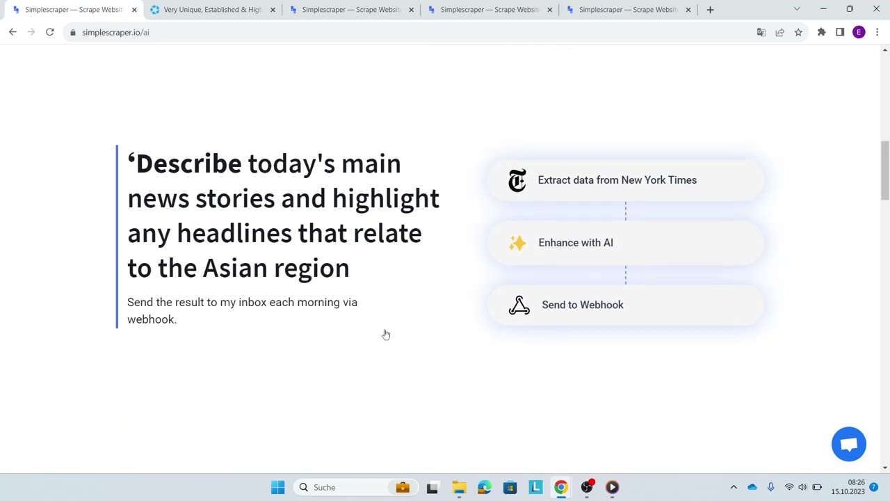 How to use SimpleScraper AI to help you find business opportunities (crawling, deep scraping, AI)