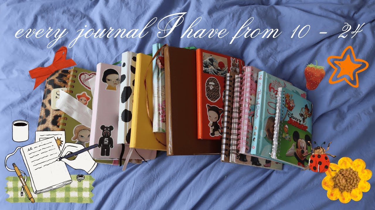 over a decade of thoughts: my journal collection