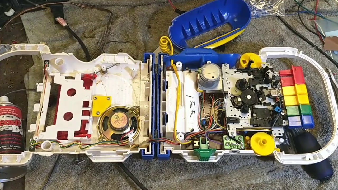 Servicing a playskool kids tape recorder.