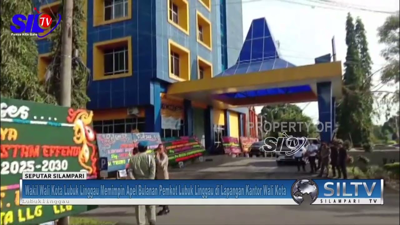 Wakil Wali Kota Lubuk Linggau Memimpin Apel Bulanan Pemkot Lubuk Linggau diLapangan Kantor Wali Kota