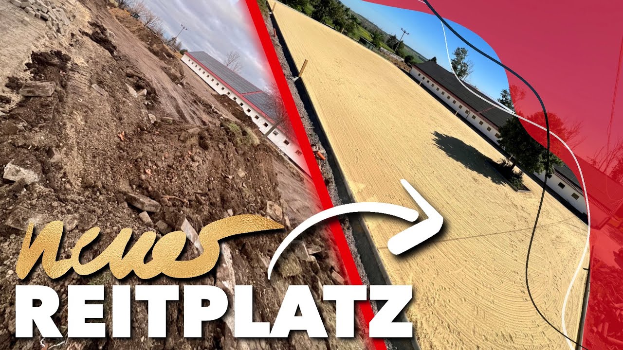 In 5 Tagen zum neuen Reitplatz 😱 | Von Abriss bis Aufbau