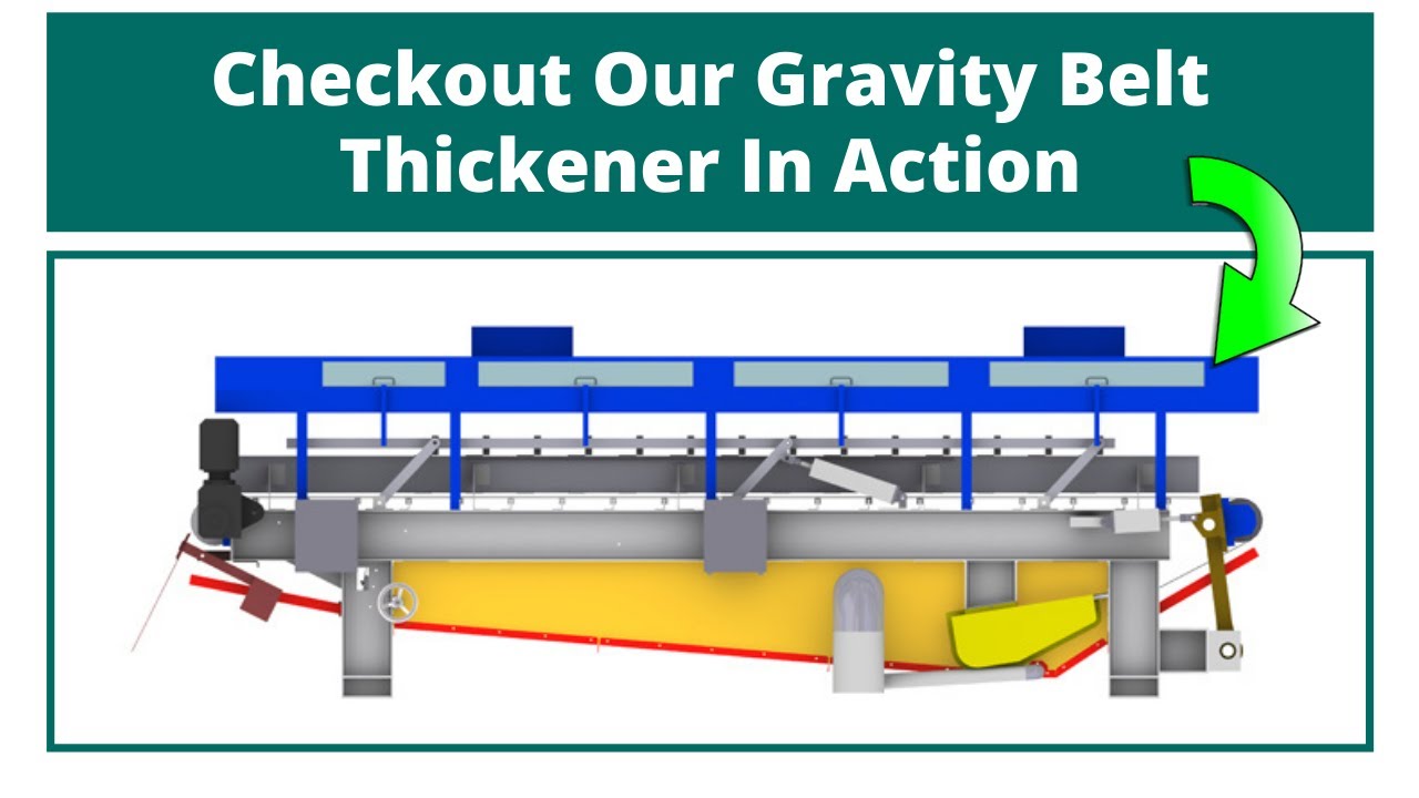 Gravity Belt Thickener For Thickening Sludge - Charter Machine Company
