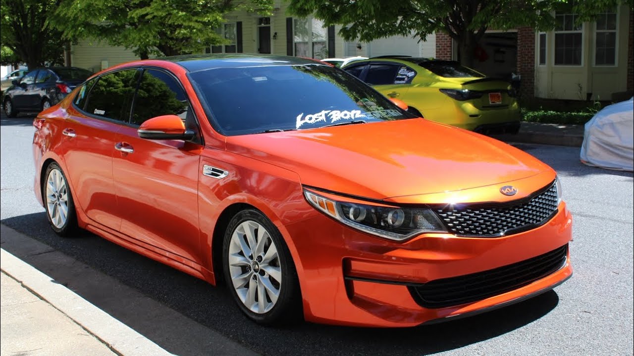 Full Vinyl Wrap on a Kia Optima