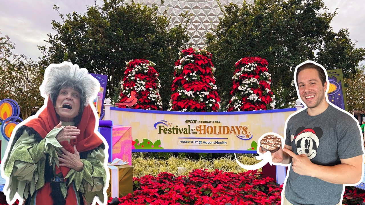 Epcot Festival of the Holidays 2023 Guide | NEW Food | Storytellers & More! Walt Disney World