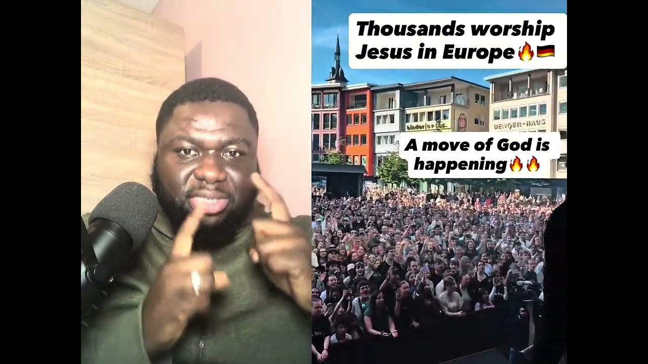 😱REVIVAL IN GERMANY⁉️ 🇩🇪 EUROPE BELONGS TO JESUS ❤️‍🔥 #jesus #germany #europe #revival #usa #sing 