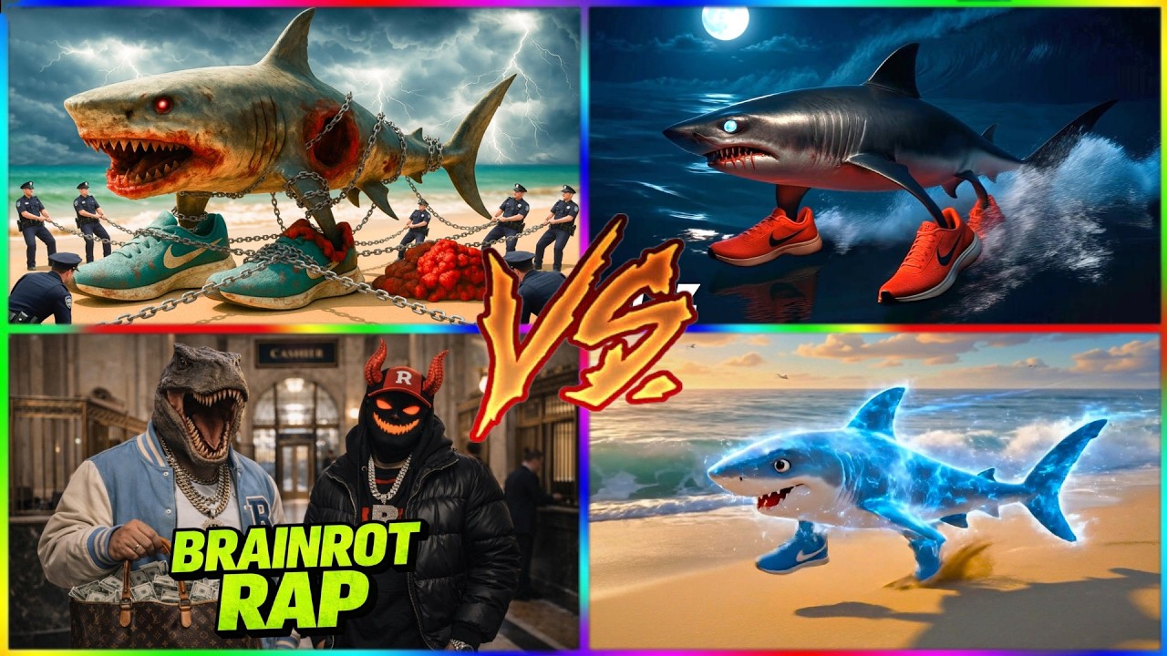 When Sharks Enter the Brainrot Arena 🦈🔥