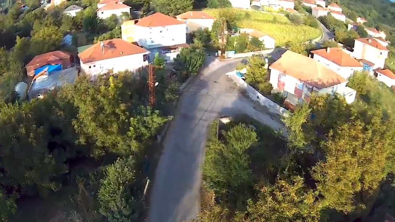 çorak Köyü Çaycuma Zonguldak drone görüntüsü