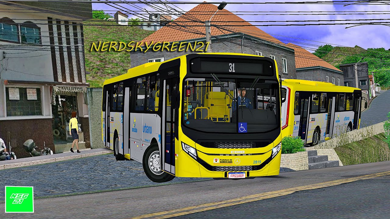 [OMSI 2] TODO MUNDO GOSTA DESSA LINHA | City Sorocaba - Apache Vip V mb of-1724 / RUAS ESTREITAS D+