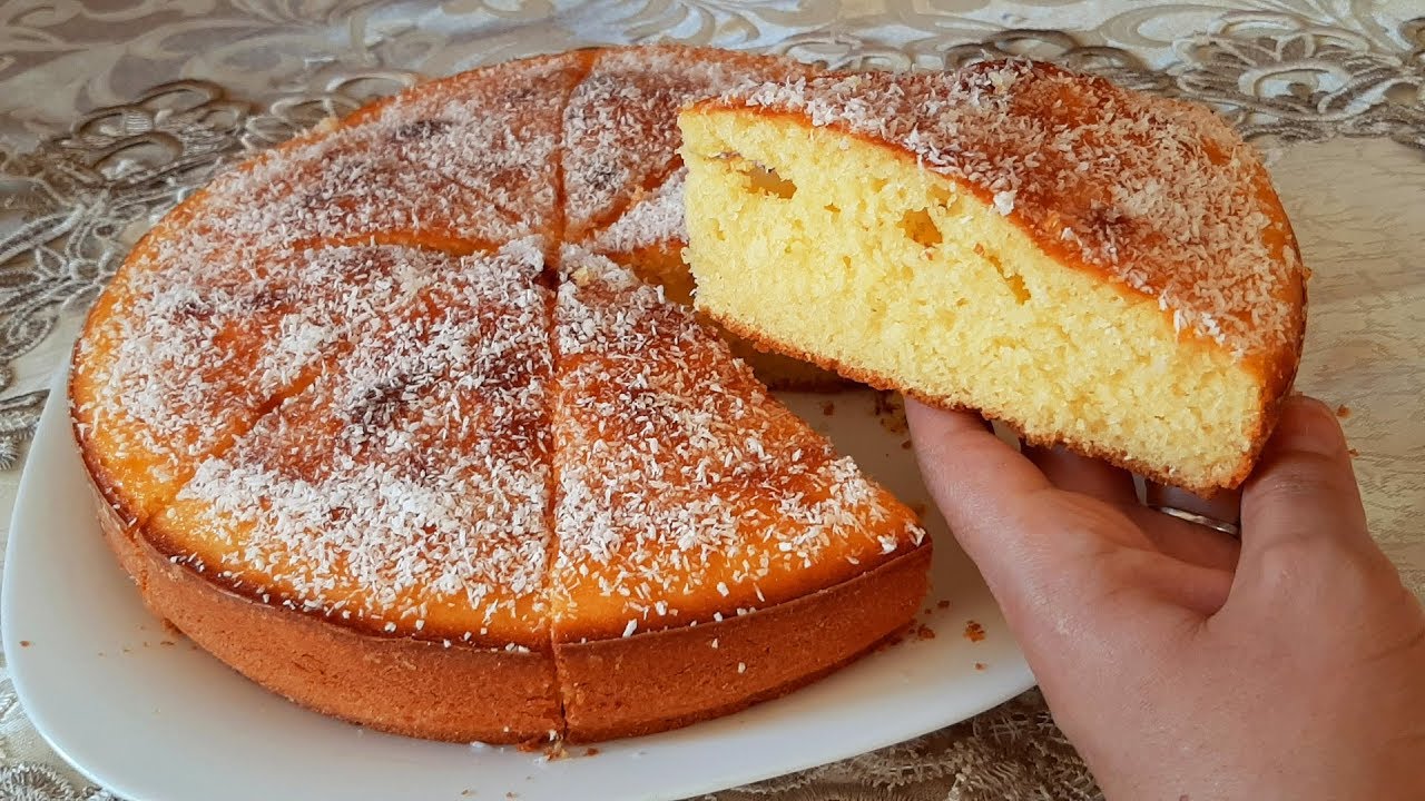 الكيكة اليومية القطنية بالبرتقال خفيفة وهشيشة وبمكونات بسيطة 😋😉 اطيب كيك يومي اسفنجي 😋👌
