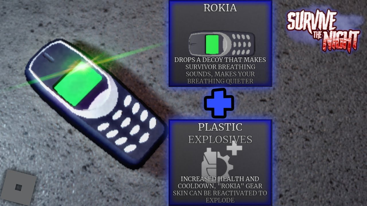 Roblox Survive The Night - Plastic Explosive - Survivor Bundle Showcase