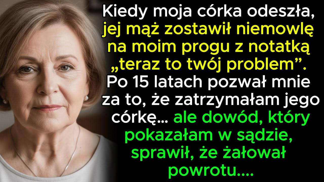 Zostawił swoje dziecko na moim progu i zniknął – po dziesięciu latach spotkaliśmy się ponownie… w są