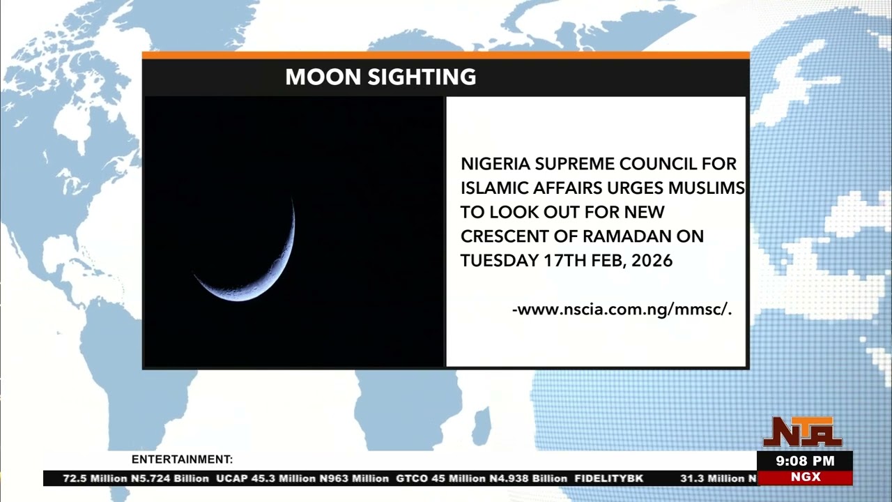 Ramadan 2026: Nigerian Muslims Directed to Observe Crescent Sighting Tuesday