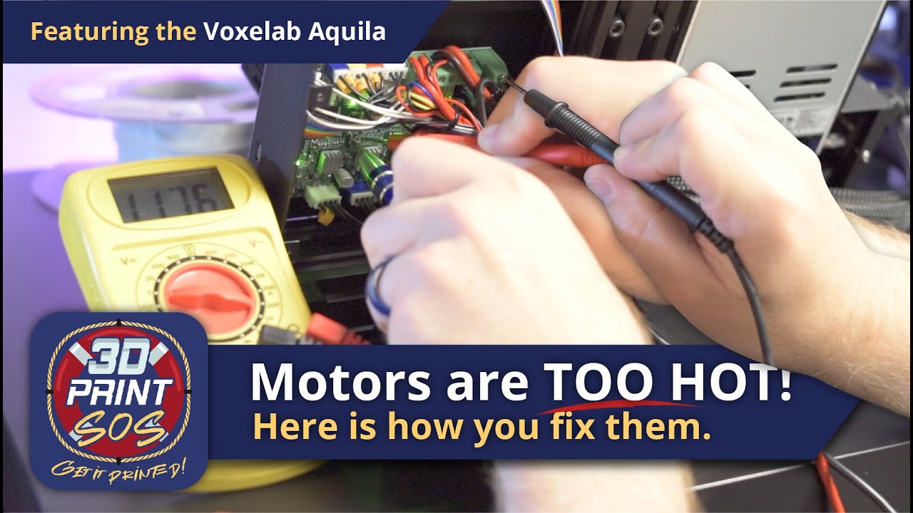 Stepper Motors TOO hot! Let's adjust them.