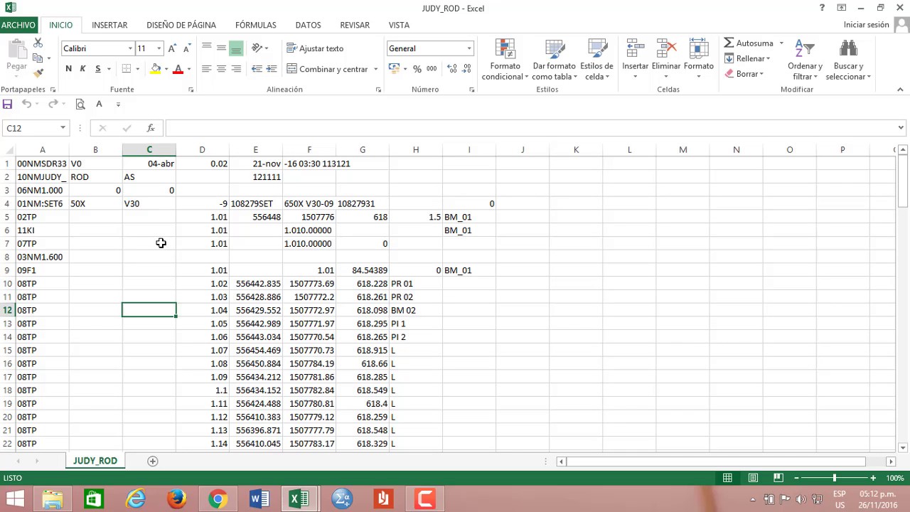 Importar puntos levantados a Autocad2014 de una Estacion SOKKIA650x con formato CSV