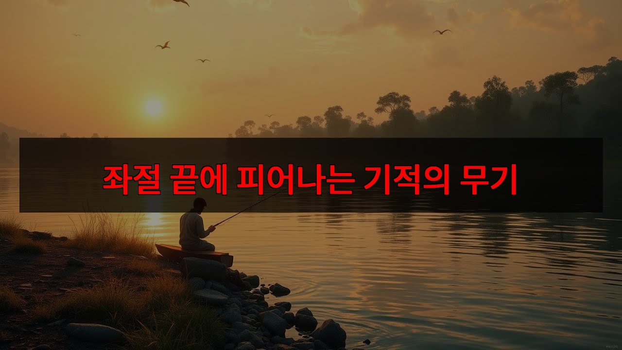 좌절 끝 기적의 무기! 💥 다시 일어서는 사람들의 비밀