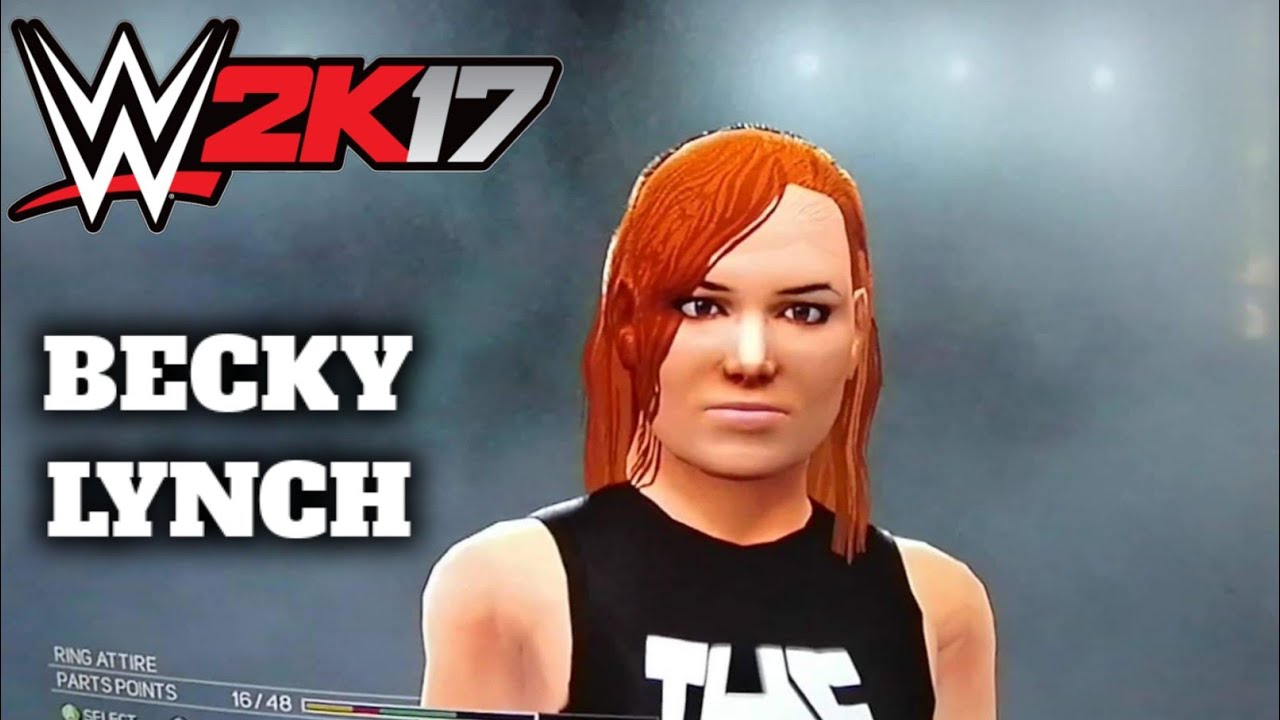 WWE 2k17 xbox 360/ps3 Becky Lynch caw