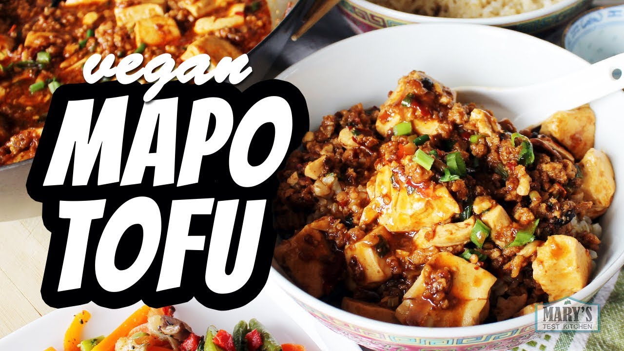VEGAN MAPO TOFU RECIPE | Mary's Test Kitchen