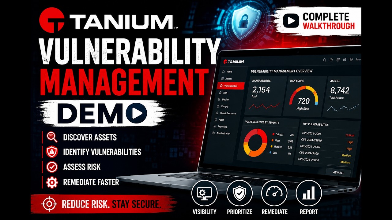 🔥 Полная демонстрация Tanium Vulnerability Management | Подробное руководство 2026