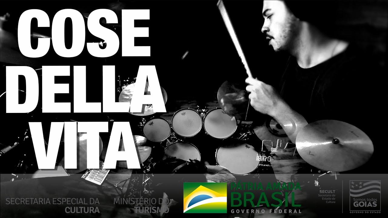 SILVIO JUNIOR | Eros Ramazzotti - COSE DELLA VITA (Drum Cover + lyrics)
