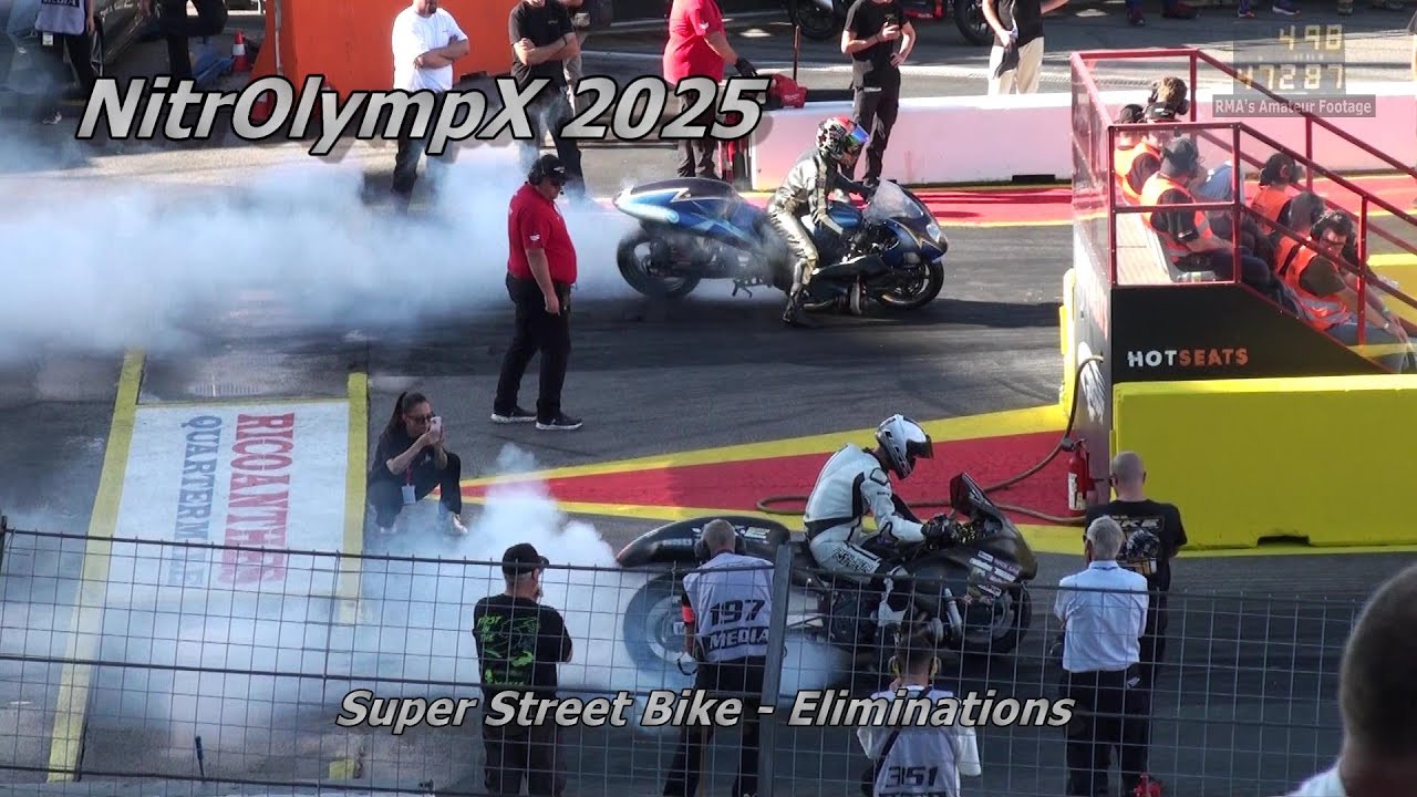 NitrOlympX 2025 Hockenheim &ndash; Super Street Bike Eliminations | Quarter Mile Showdown