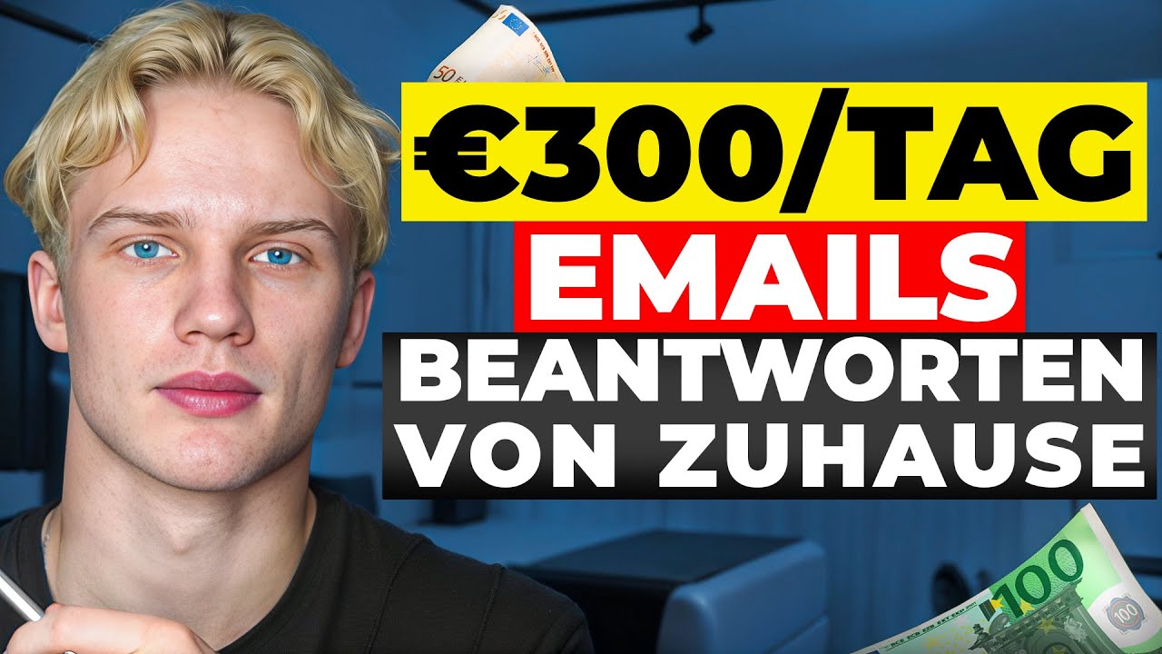 300€/Tag mit E-Mail-Jobs von zu Hause | Remote-Jobs 2025 (für Anfänger)