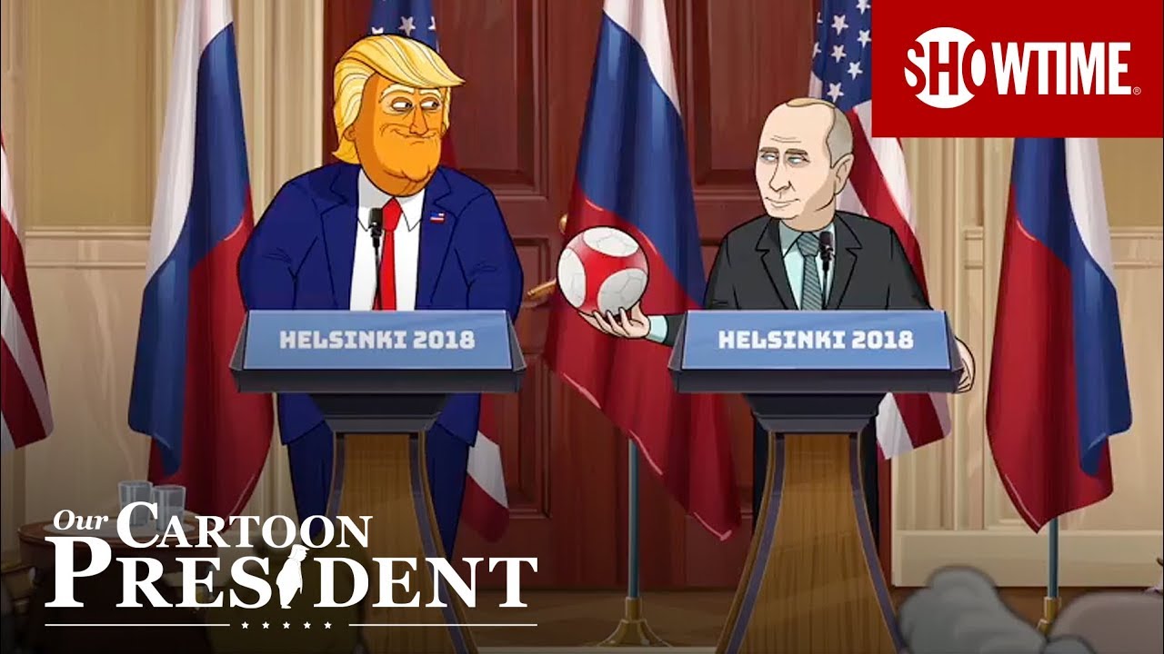 The Cartoon Trump-Putin Press Conference | Our Cartoon President | SHOWTIME