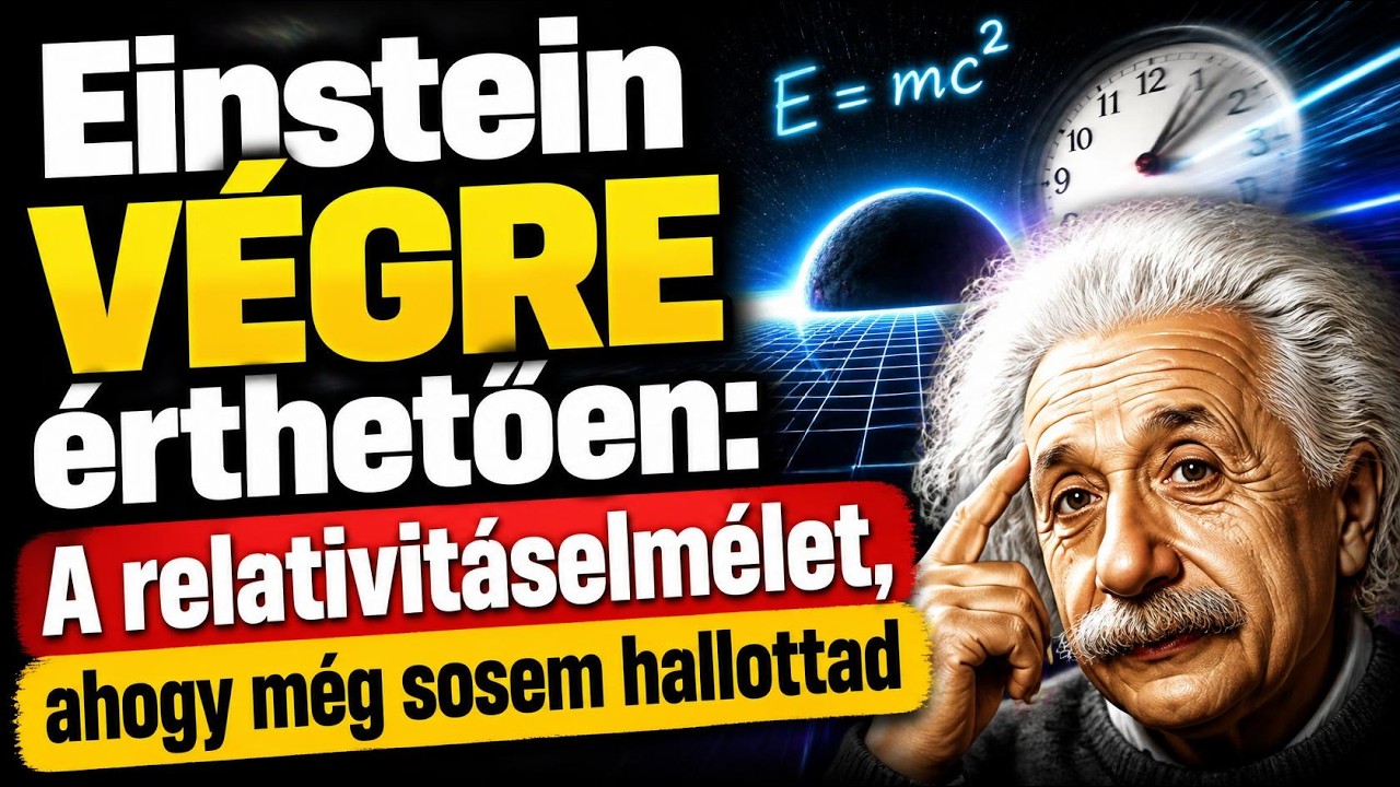 Einstein VÉGRE érthetően: A relativitáselmélet, ahogy még sosem hallottad