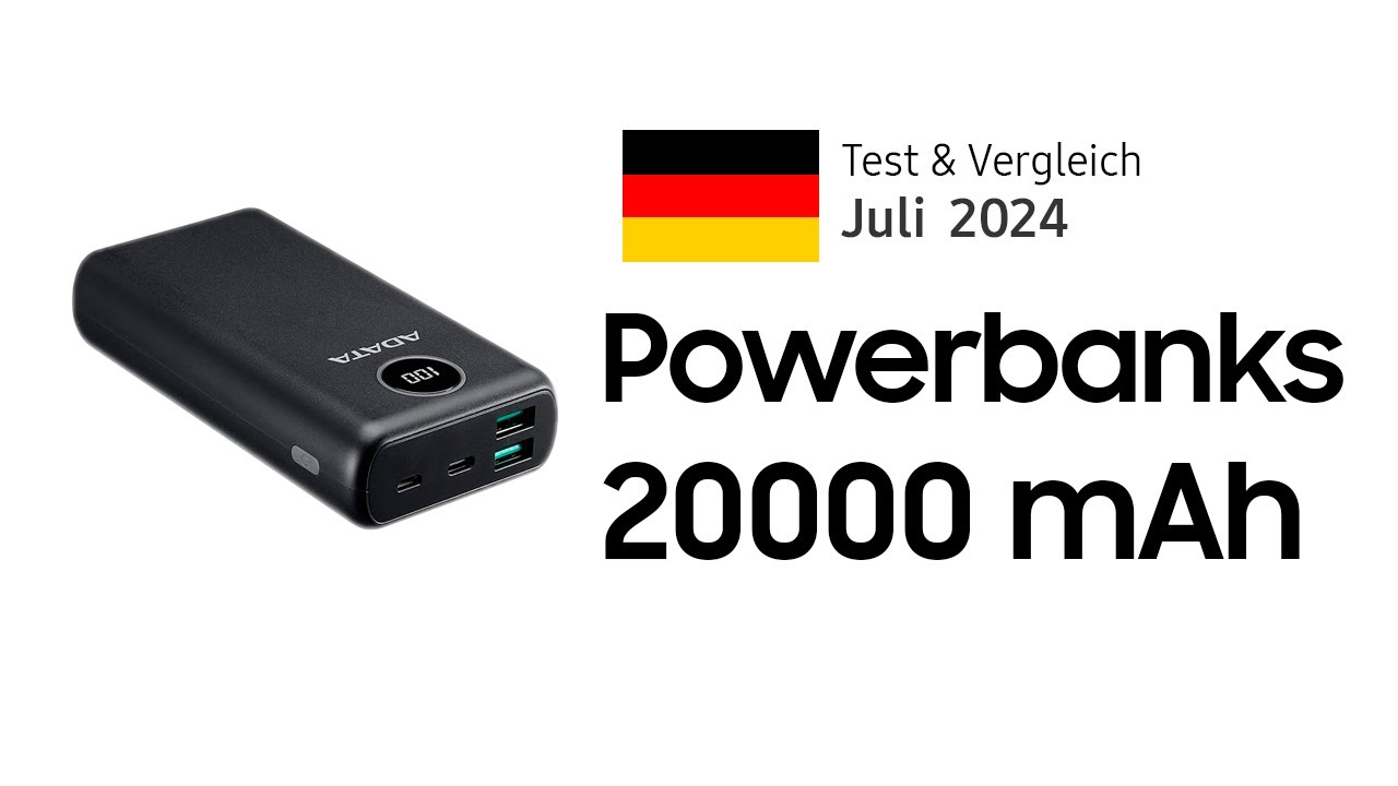 TOP–7. Die besten Powerbanks 20000 mAh. Test & Vergleich 2024 | Deutsch