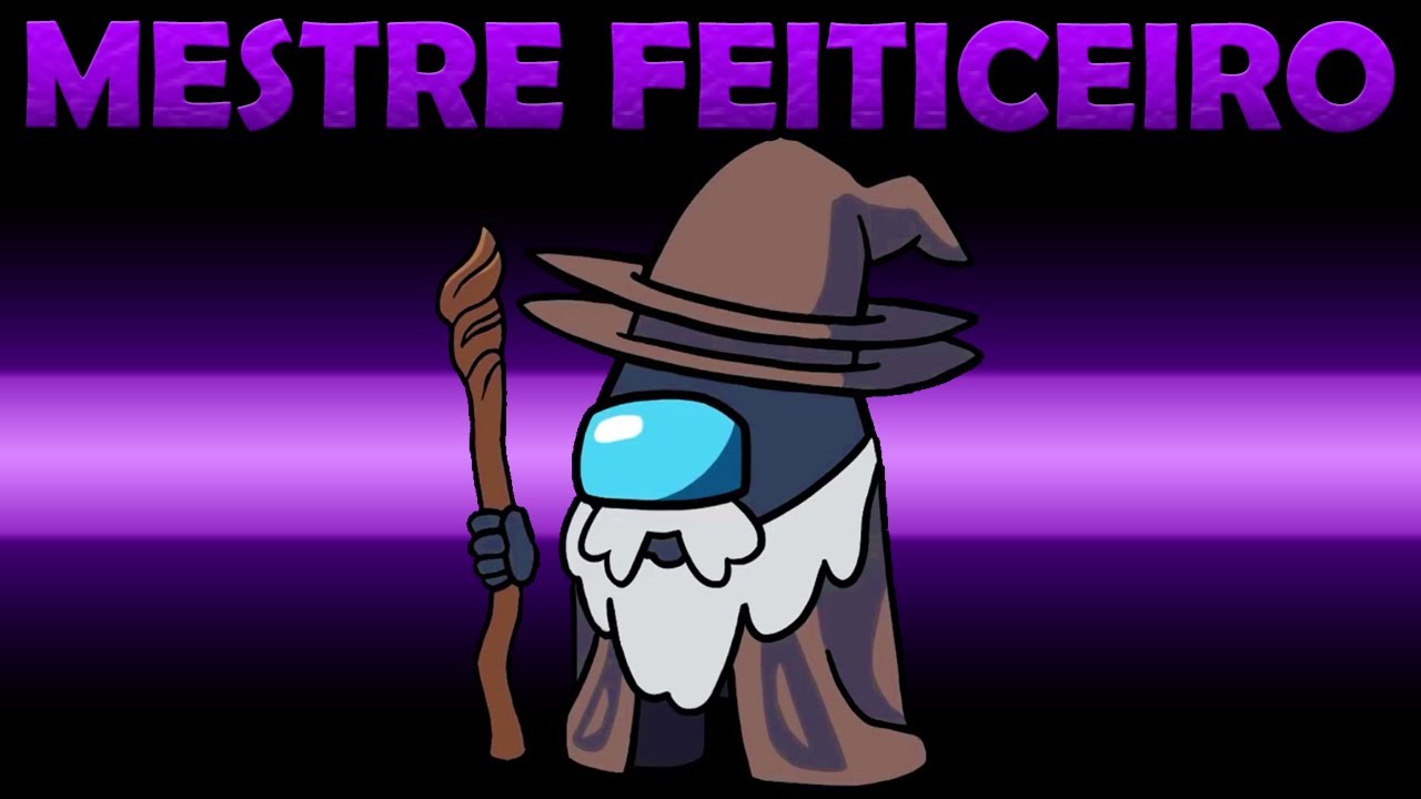 Virei o MESTRE FEITICEIRO e SOLTO MALDIÇÃO EM TODOS no Among Us Mod