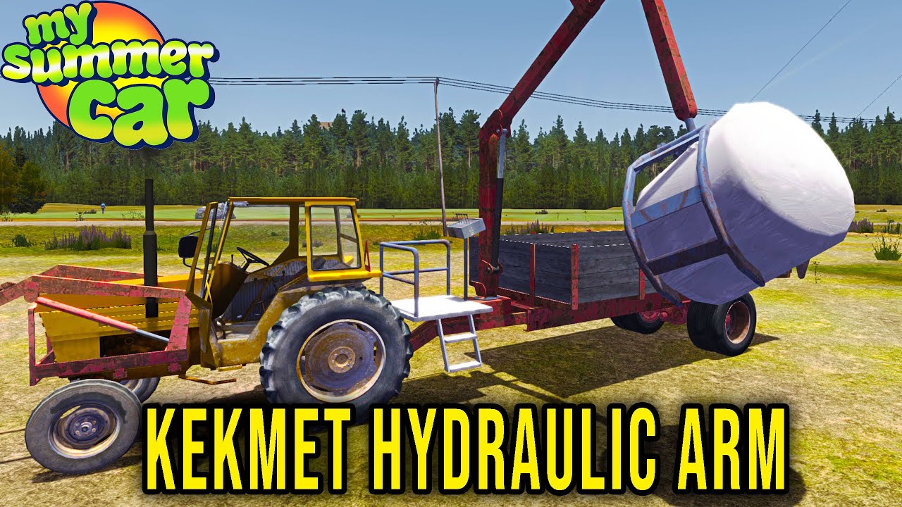 KEKMET HYDRAULIC ARM - PRACA Z BELAMI SIANA NIGDY NIE BYŁA TAK ŁATWA - My Summer Car