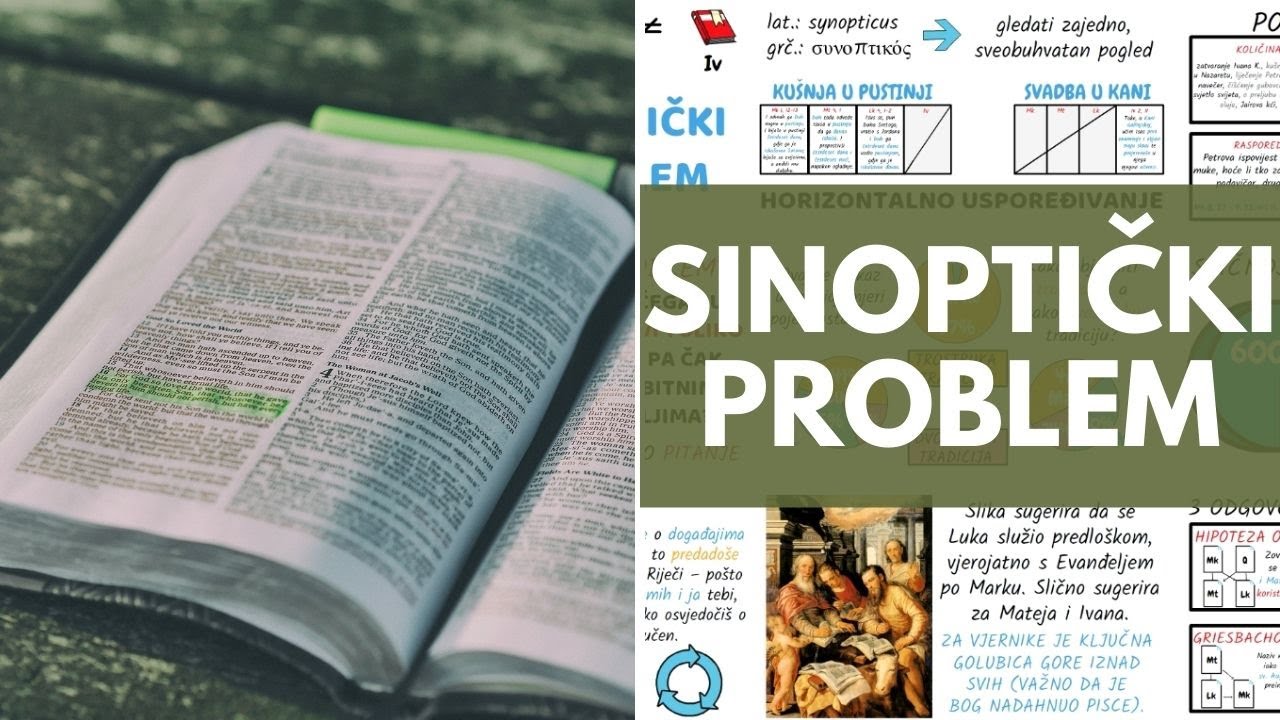 Zašto su EVANĐELJA toliko SLIČNA? - Sinoptički problem
