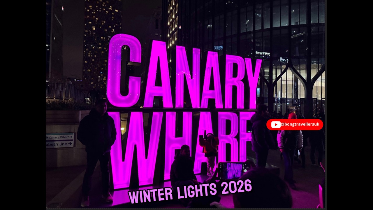 Canary Wharf Winter Lights 2026