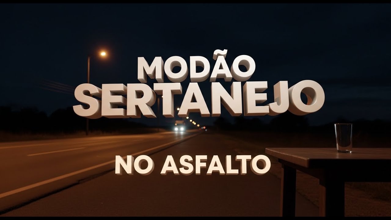 Modão Sertanejo na Madrugada — Saudade no Asfalto e Copo Vazio | Modão do Coração