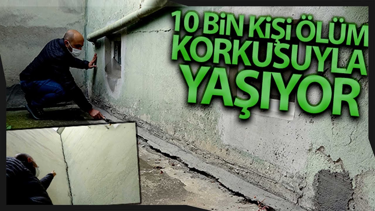 Kolonları Çatlak Binalarda Yaşayan Vatandaşlar Ölümle Burun Buruna...
