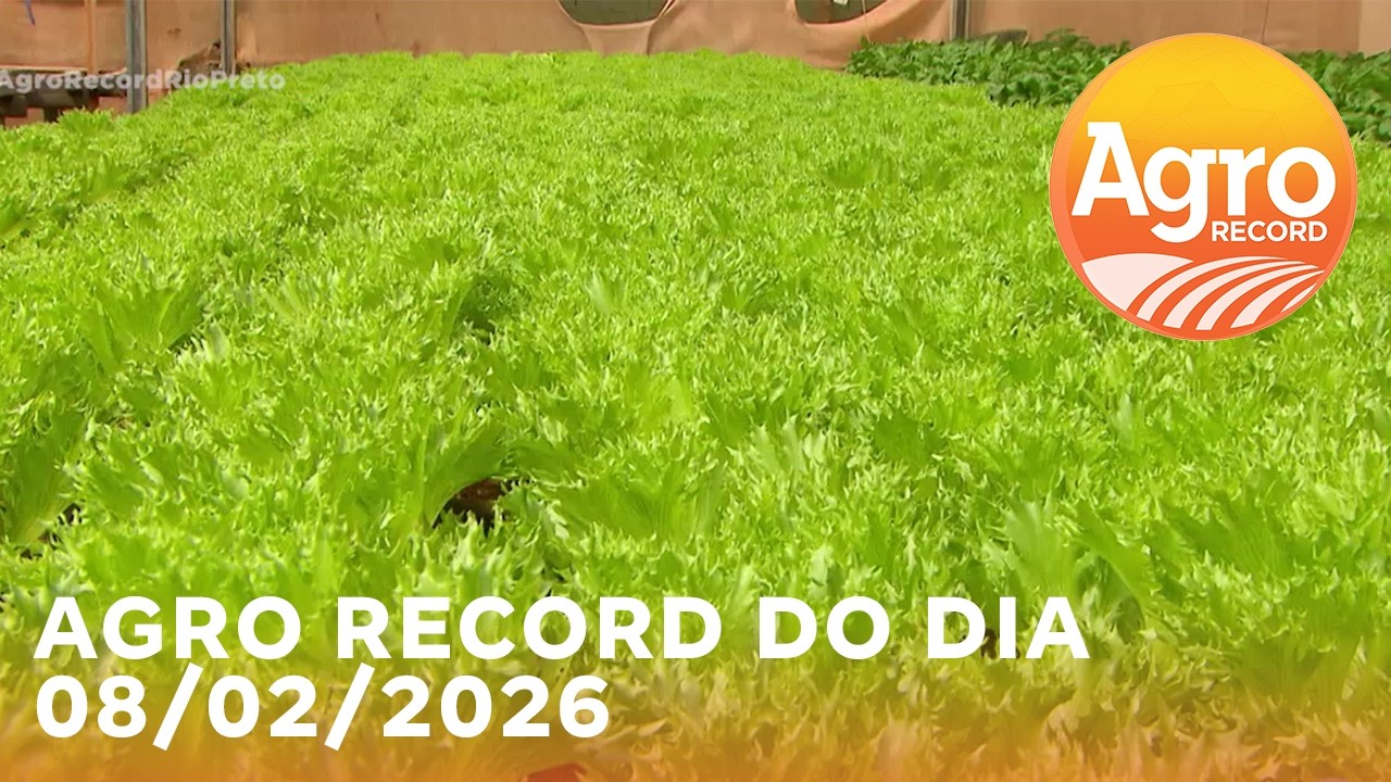 Agro Record do dia 8 de Fevereiro 2026