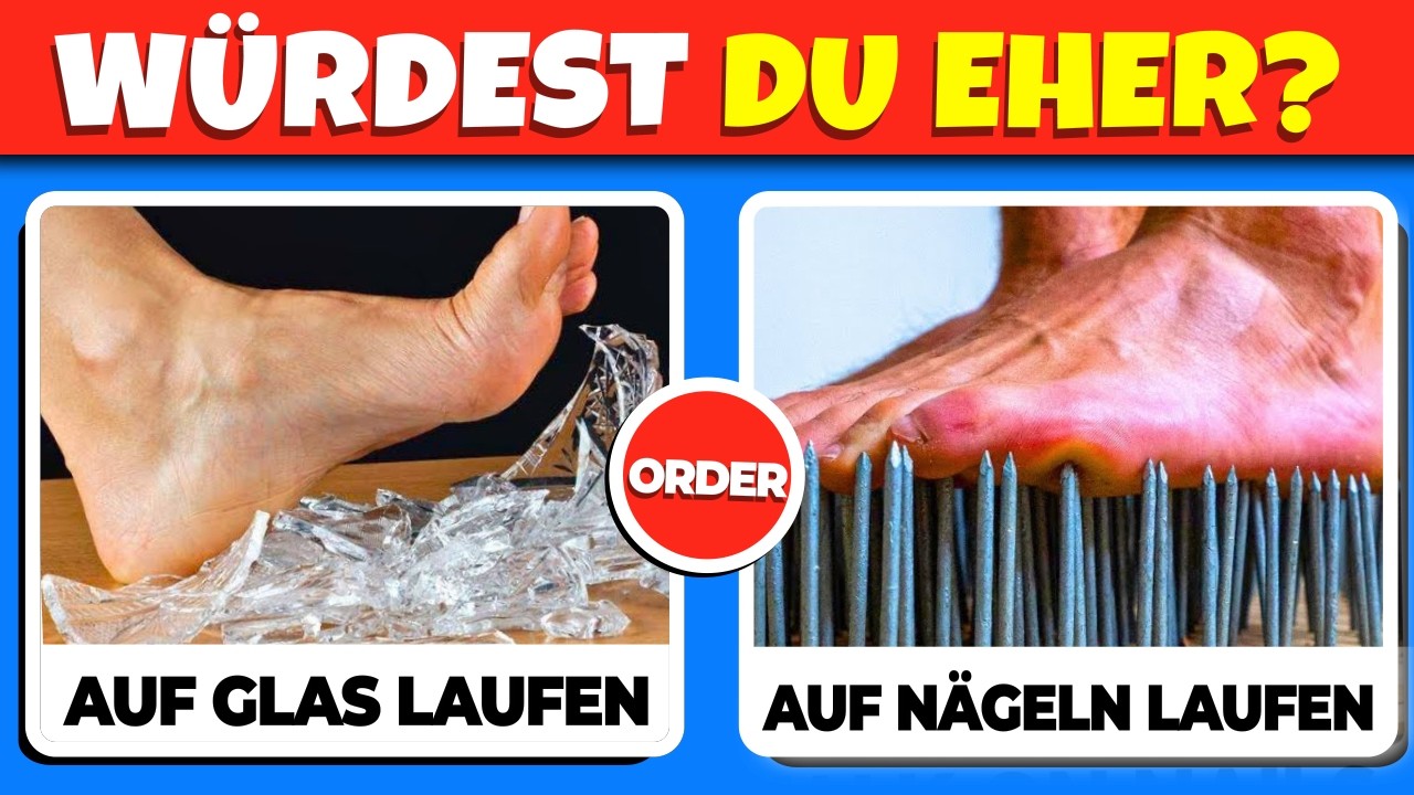 WÜRDEST DU EHER...? 😱🔥 Die EXTREMSTEN Entscheidungen ⚠️