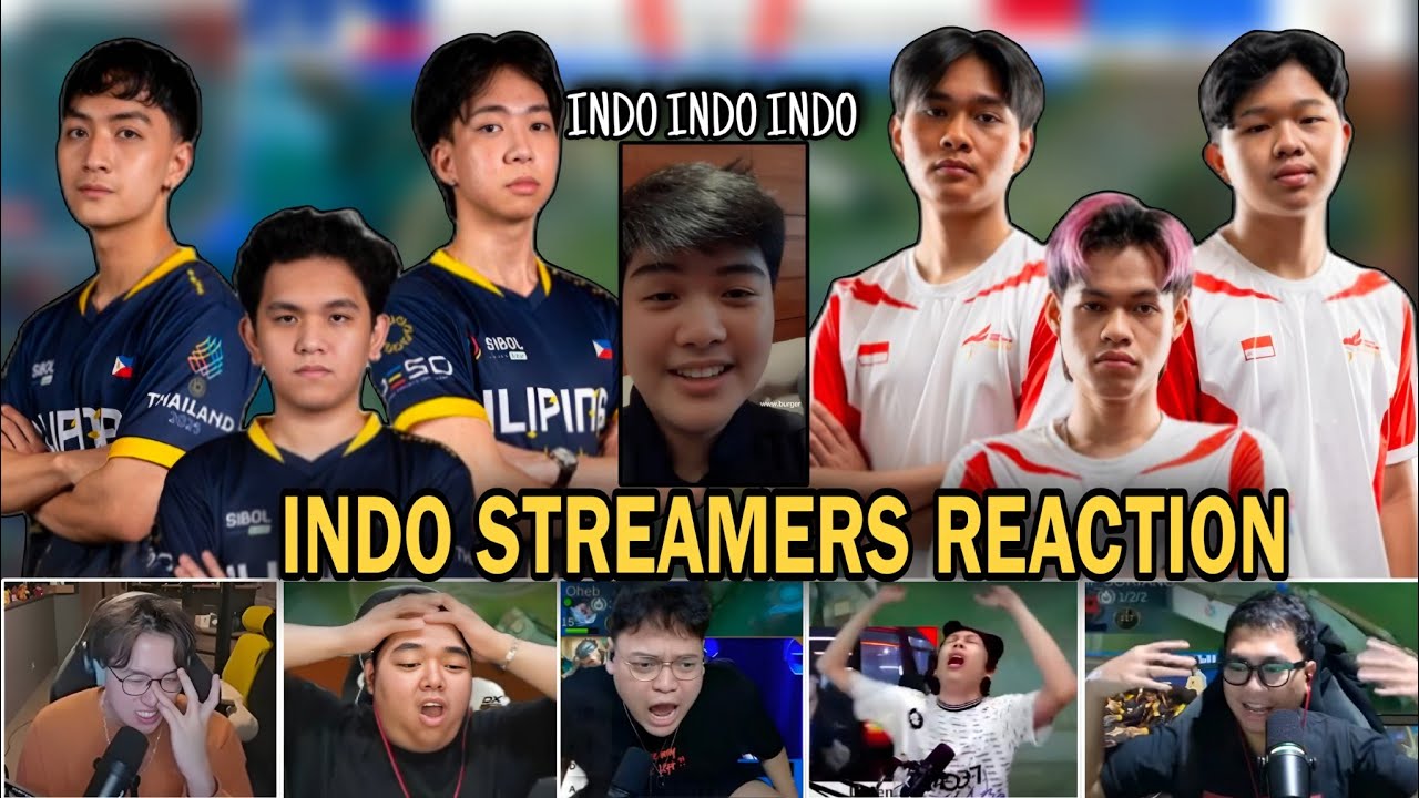 INDO STREAMERS reaction to TEAM PH breaking TEAM INDO's DREAM