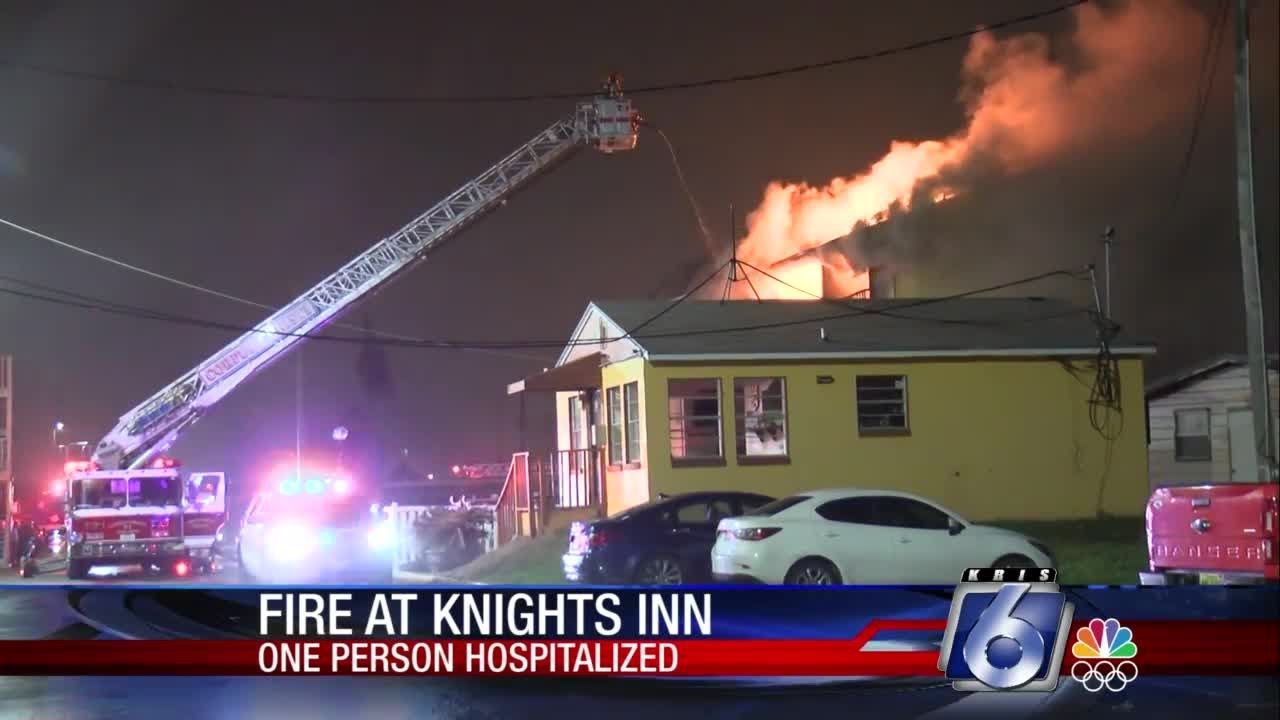Fire breaks out at Knights Inn Motel early Tuesday morning