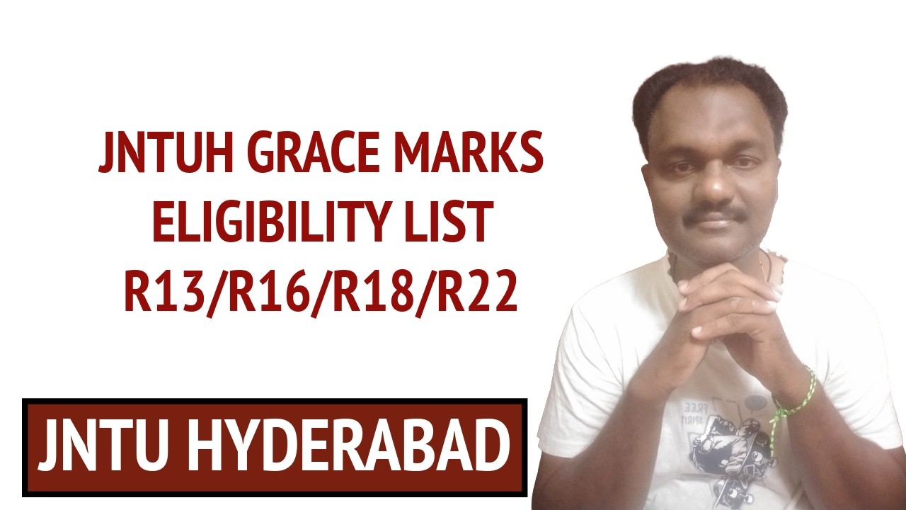 JNTUH GRACE MARKS ELIGIBILITY LIST  R13/R16/R18/R22   #jntuh #gracemarks