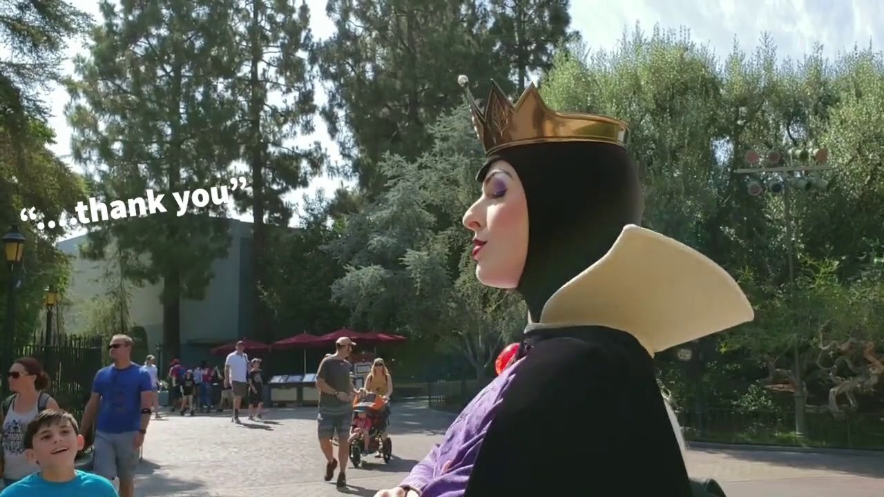 The Evil Queen of Disneyland being SASSY kween as usual