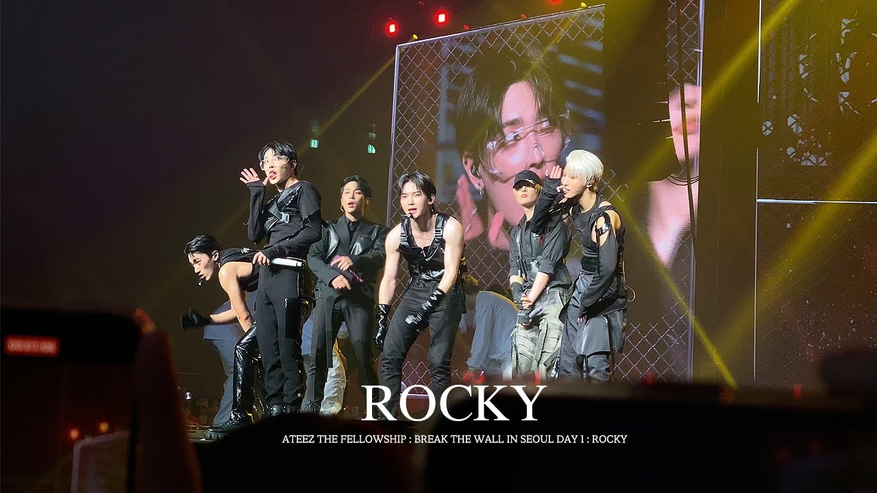 20221029 에이티즈 ATEEZ THE FELLOWSHIP : BREAK THE WALL IN SEOUL DAY 1 : ROCKY (ATINY FANCAM)