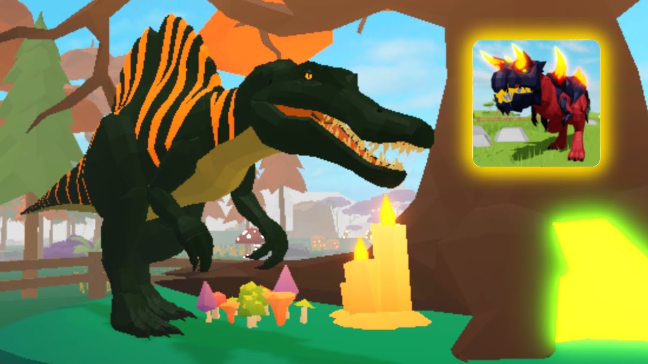 Dinosaur Update / Halloween Event in Animal Sim