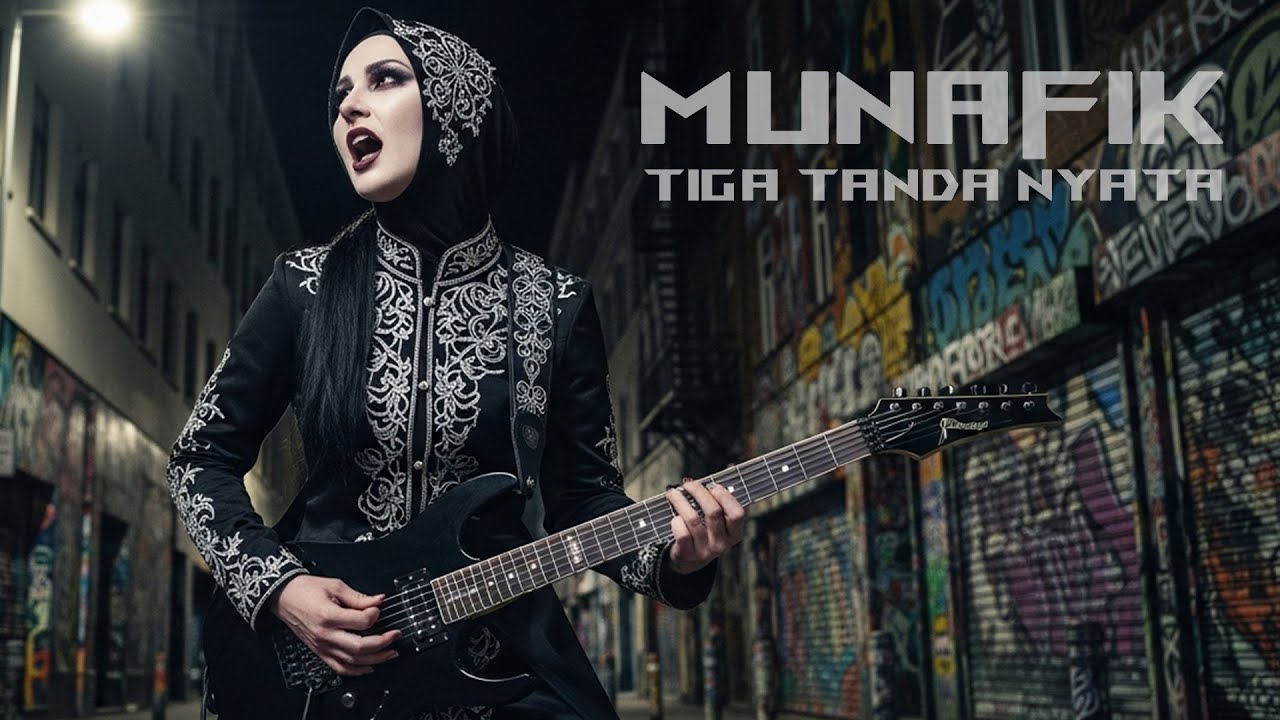 TIGA TANDA NYATA (MUNAFIK) - GOTHIC GIRLS METAL RELIGI (OFFICIAL AI MUSIC VIDEO)