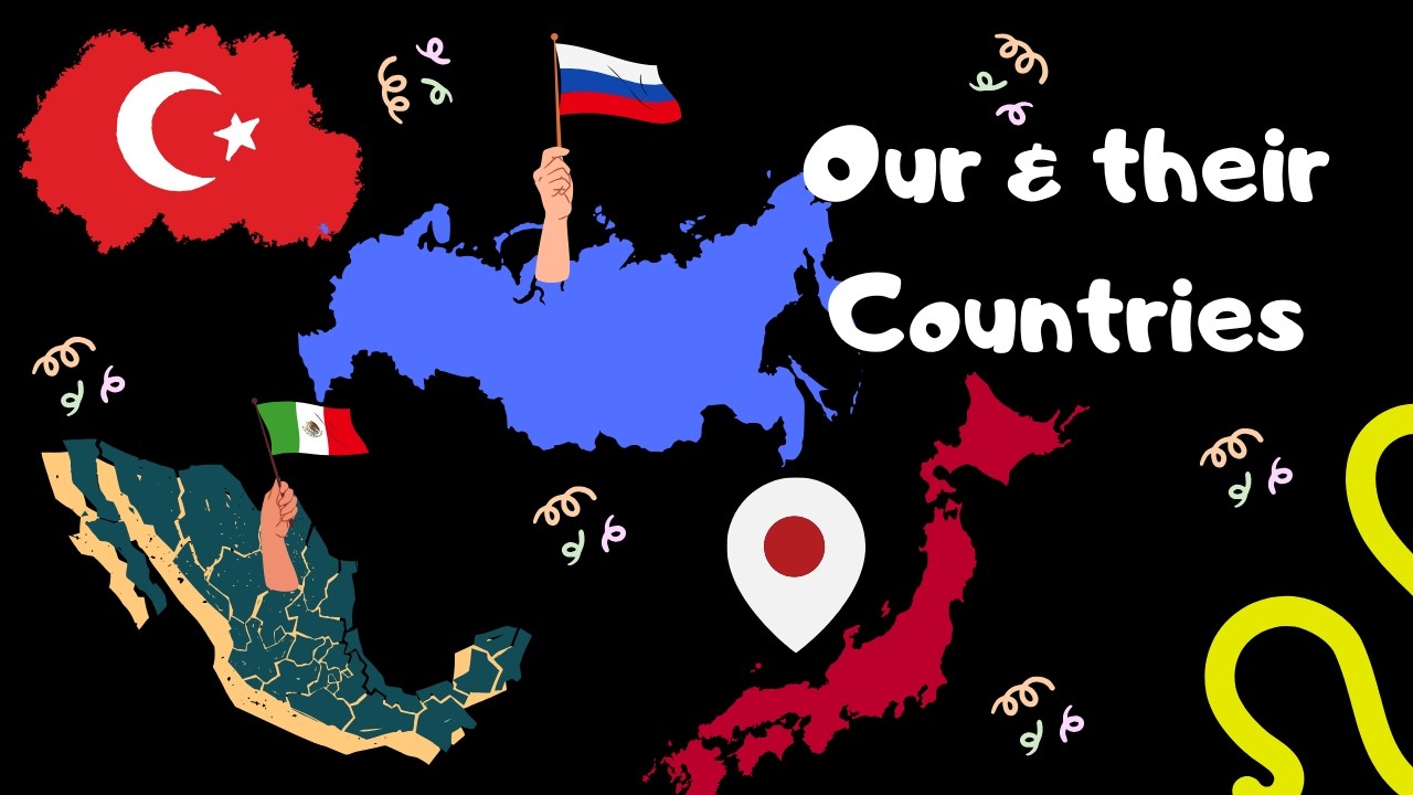 Countries- Paises-Bii+ Inlgés para jóvenes y niños