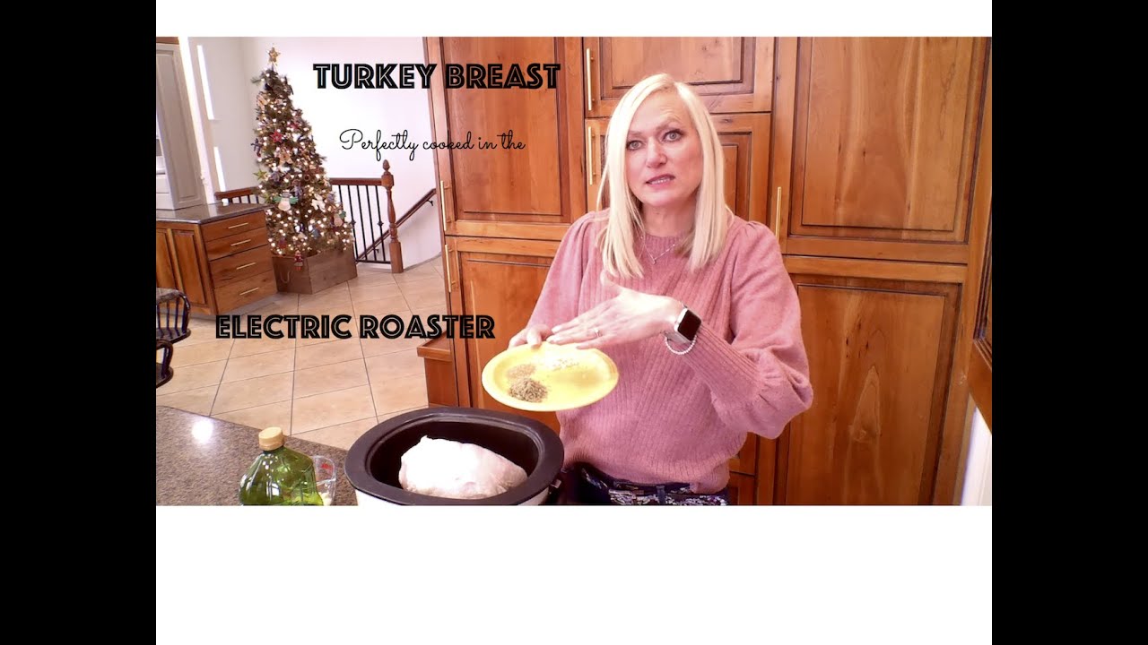 The BEST and easiest Turkey Breast cooked in the Electric Roaster.  Plus mouthwatering gravy too!