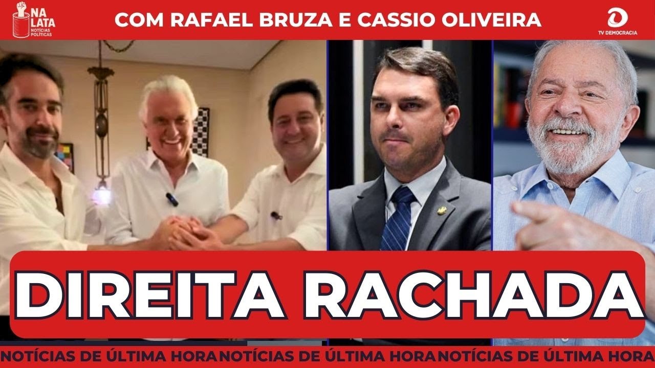 Caiado, Leite e Ratinho selam racha na direita. Flávio Bolsonaro se isola. E Lula critica Trump