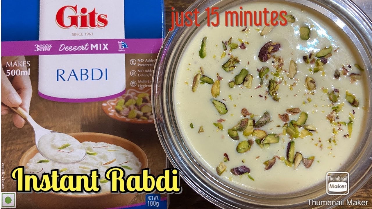 Instant Rabdi | Gits Rabdi Mix | Quick & Easy Rabdi | Malai Rabdi | How to make Gits Rabdi |